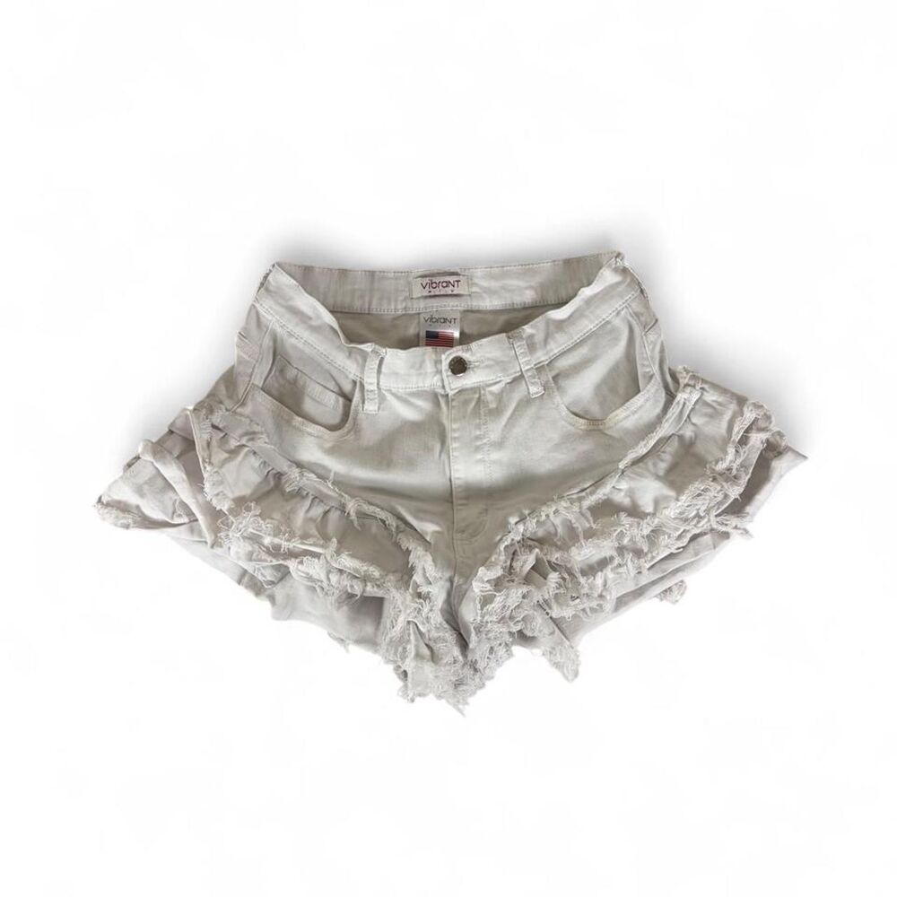 Vibrant Women's White Shorts